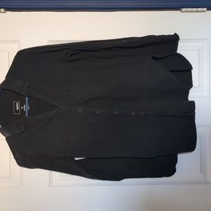 Women's black long sleeve knit med